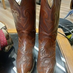 Durango Brown Leather Western Boots